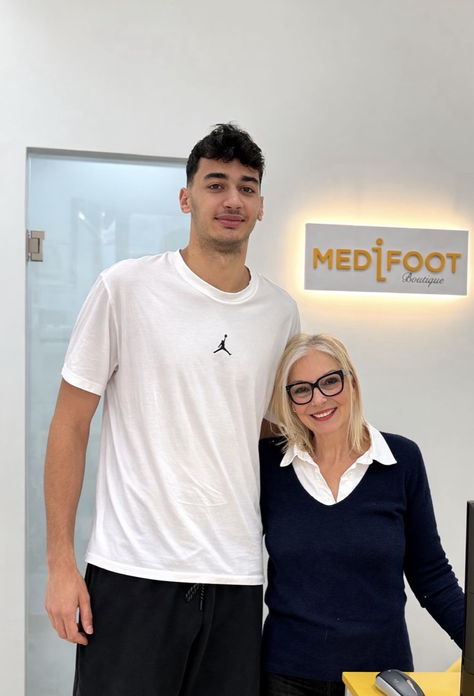 Αθλητής στο ποδολογικό κέντρο Medifoot